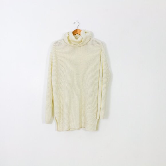*Vero Moda White Knit Tunic Turtleneck - Picture 3 of 5
